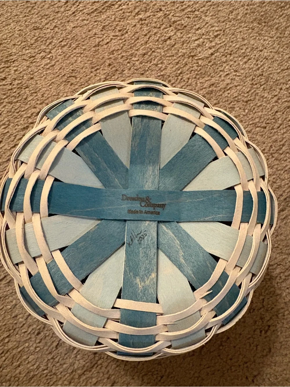 Dresden and company woven basket
